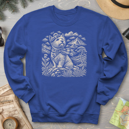 Highland Westie Plaid Sweatshirt