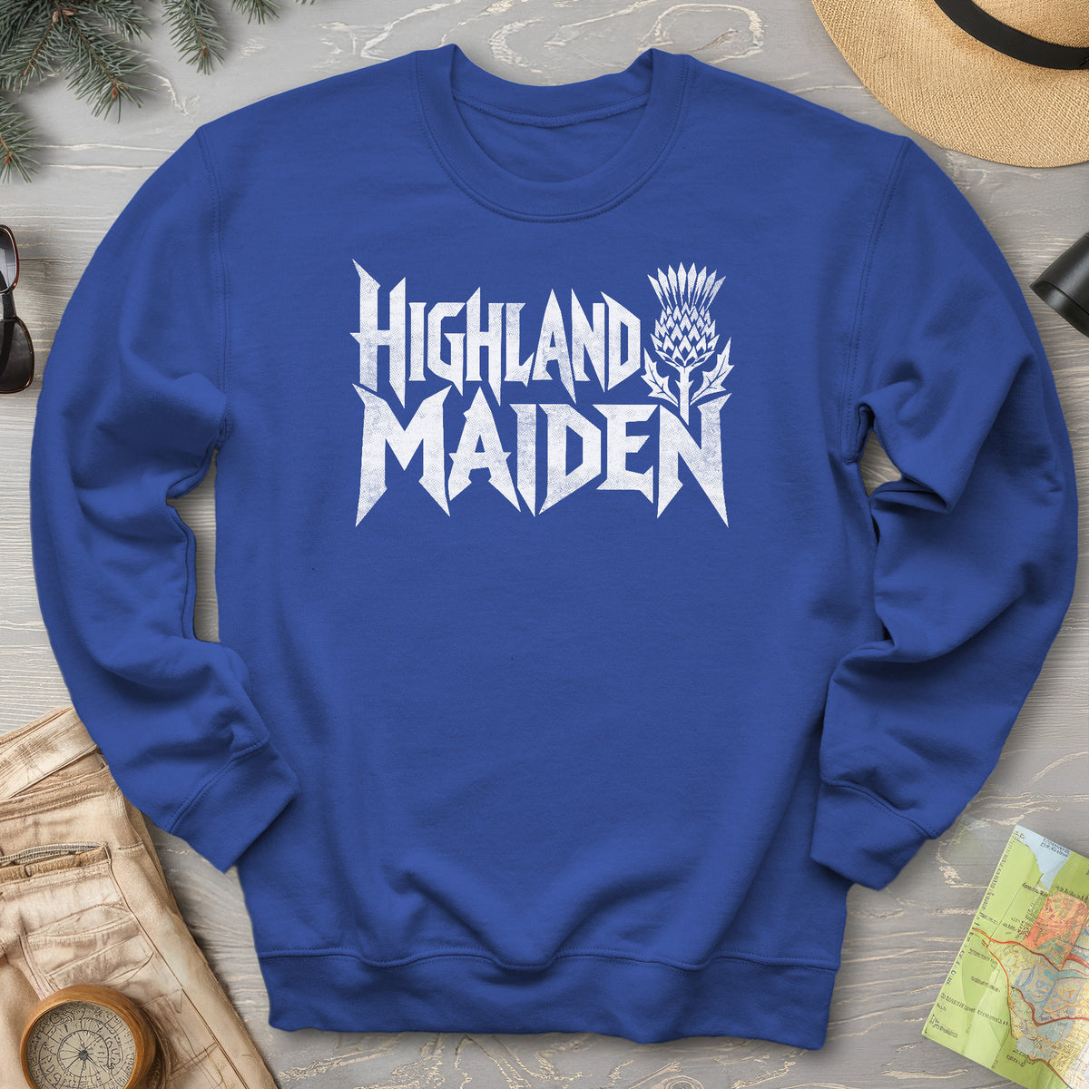Highland Maiden Thistle Sweatshirt
