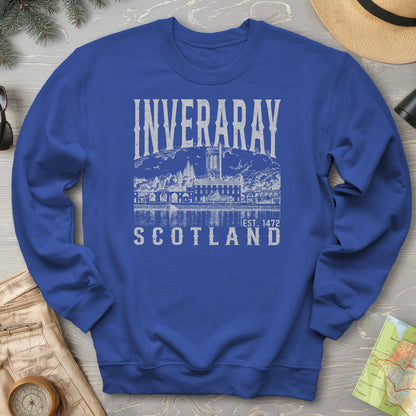 Inveraray Scotland Sketch Sweatshirt
