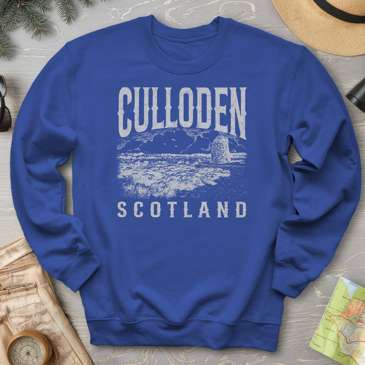 Culloden Scotland Sketch Sweatshirt