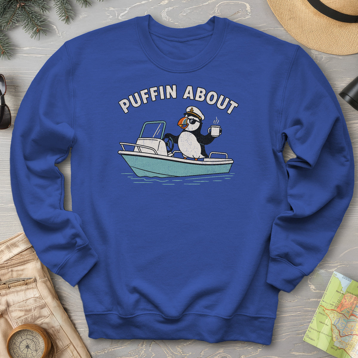 Puffin About Boat Sweatshirt