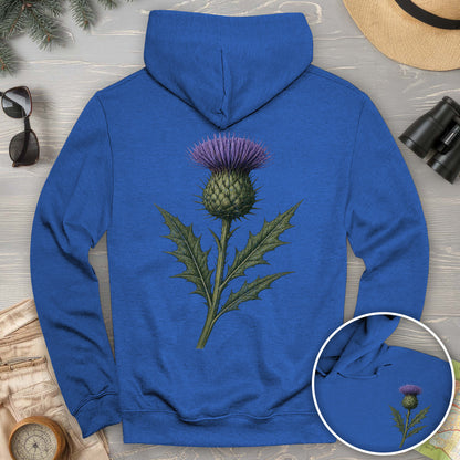 Thistle of Scotland Front/Back Print Hoodie