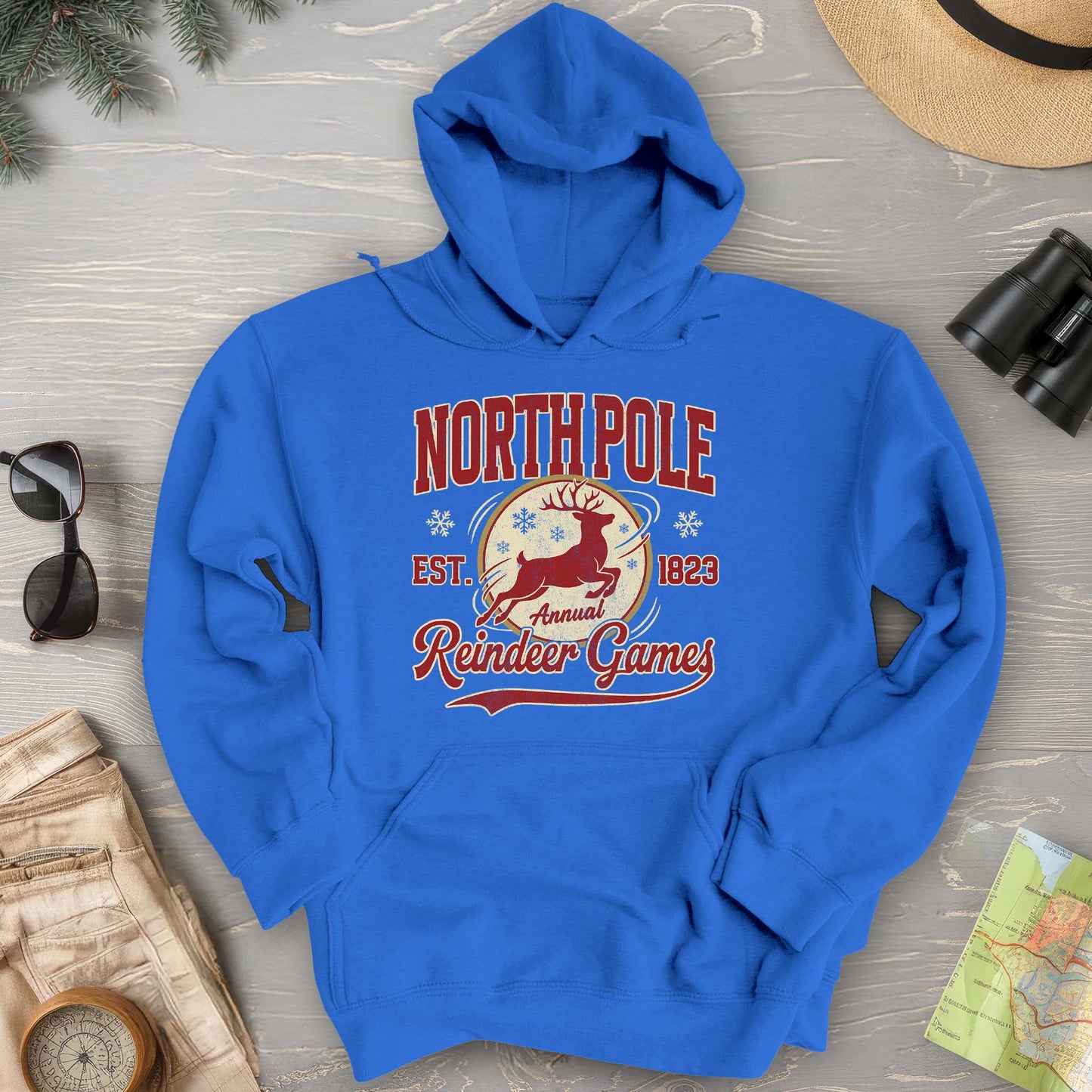 North Pole Annual Reindeer Games Hoodie