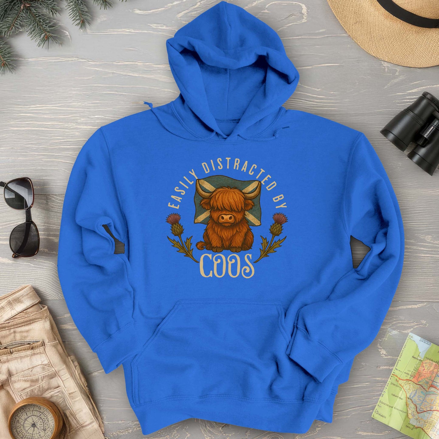 Easily Distracted By Coos Hoodie