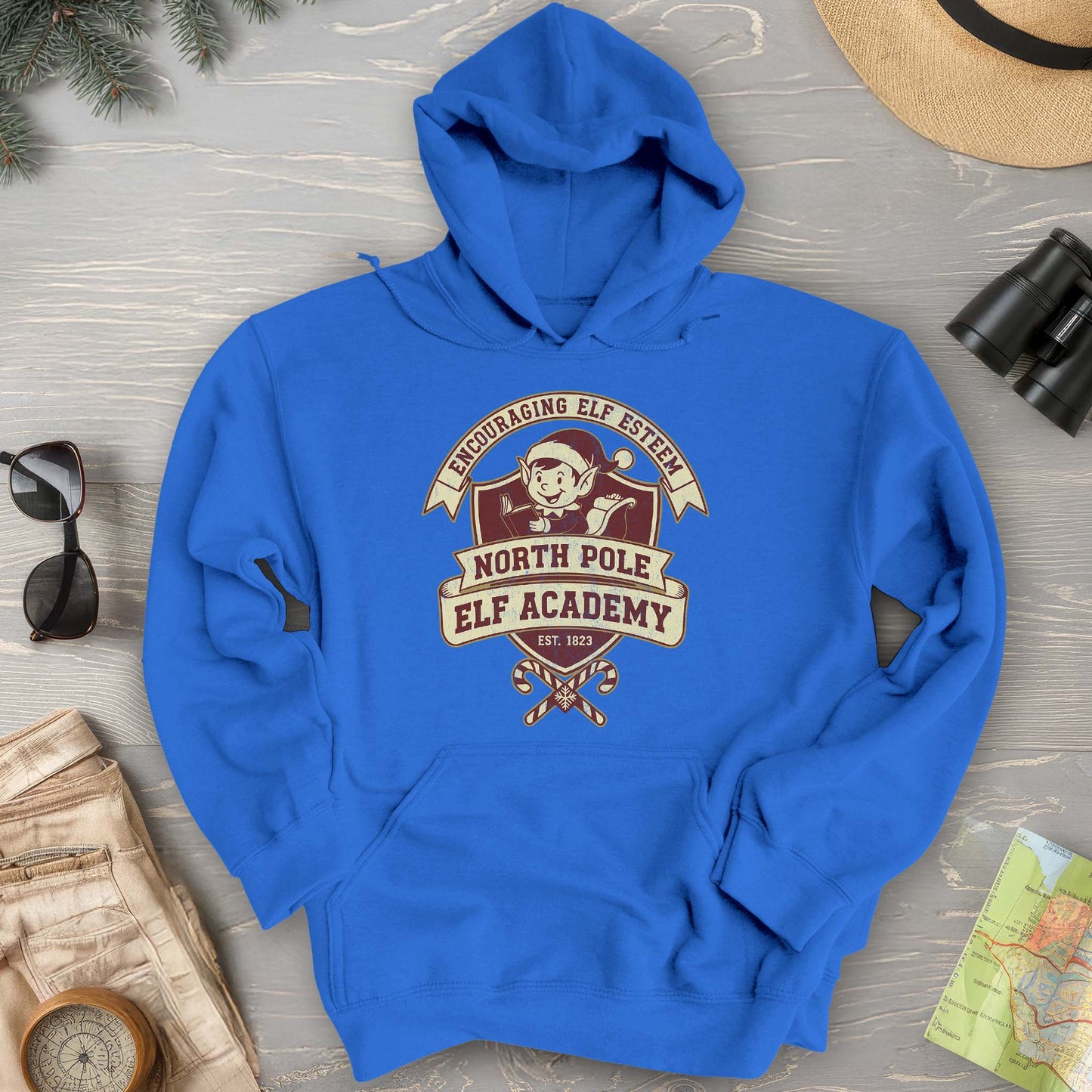 North Pole Elf Academy Hoodie