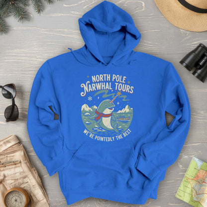 North Pole Narwhal Tours Hoodie