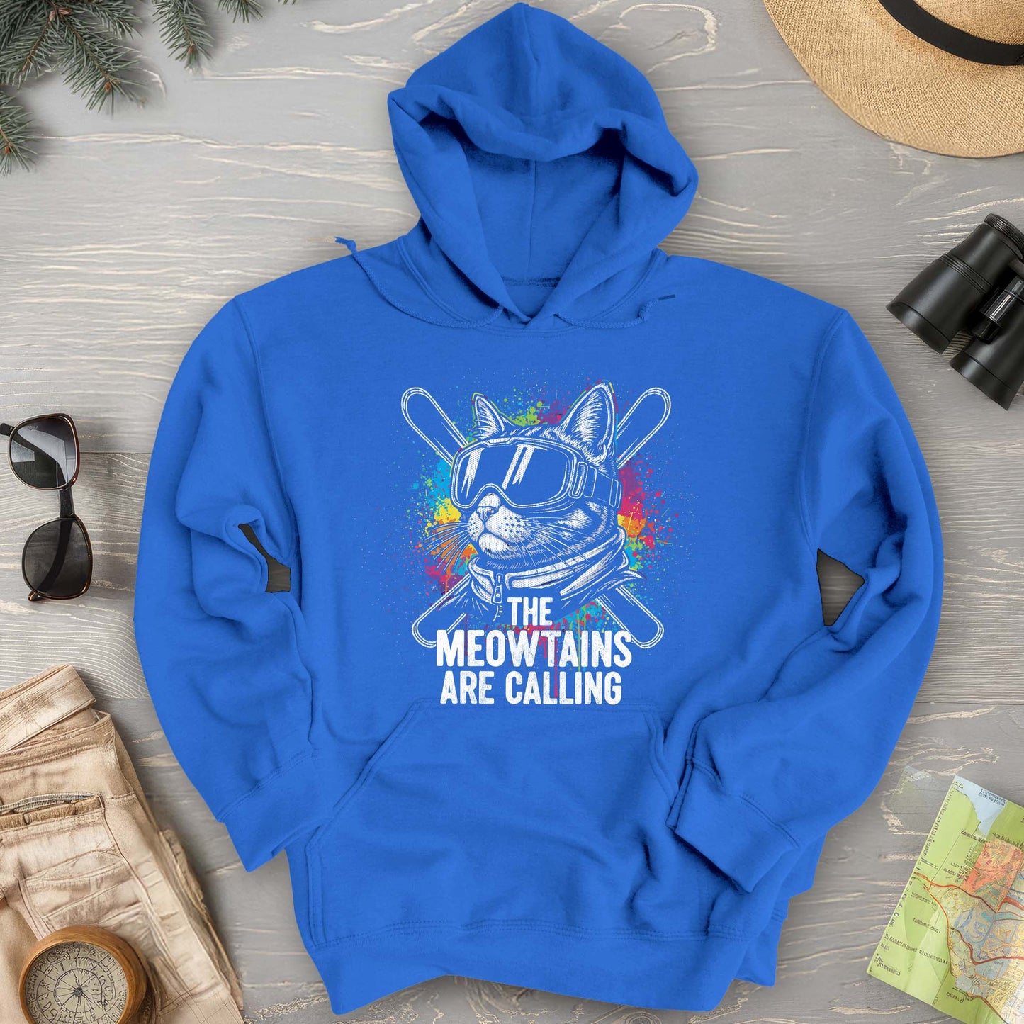 The Meowtains are Calling Hoodie