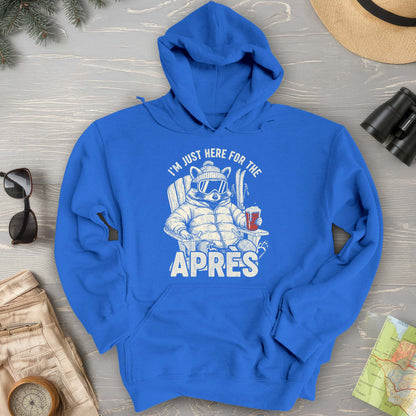 Just Here for the Apres "Raccoon" Hoodie