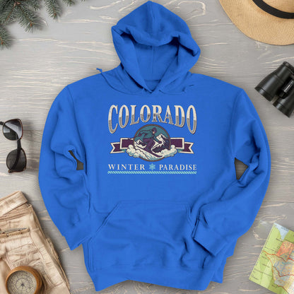 Colorado 90's Retro Ski Sprint Hoodie