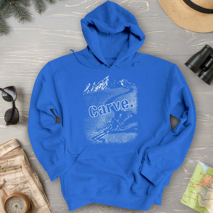 Carve Ski Print Hoodie