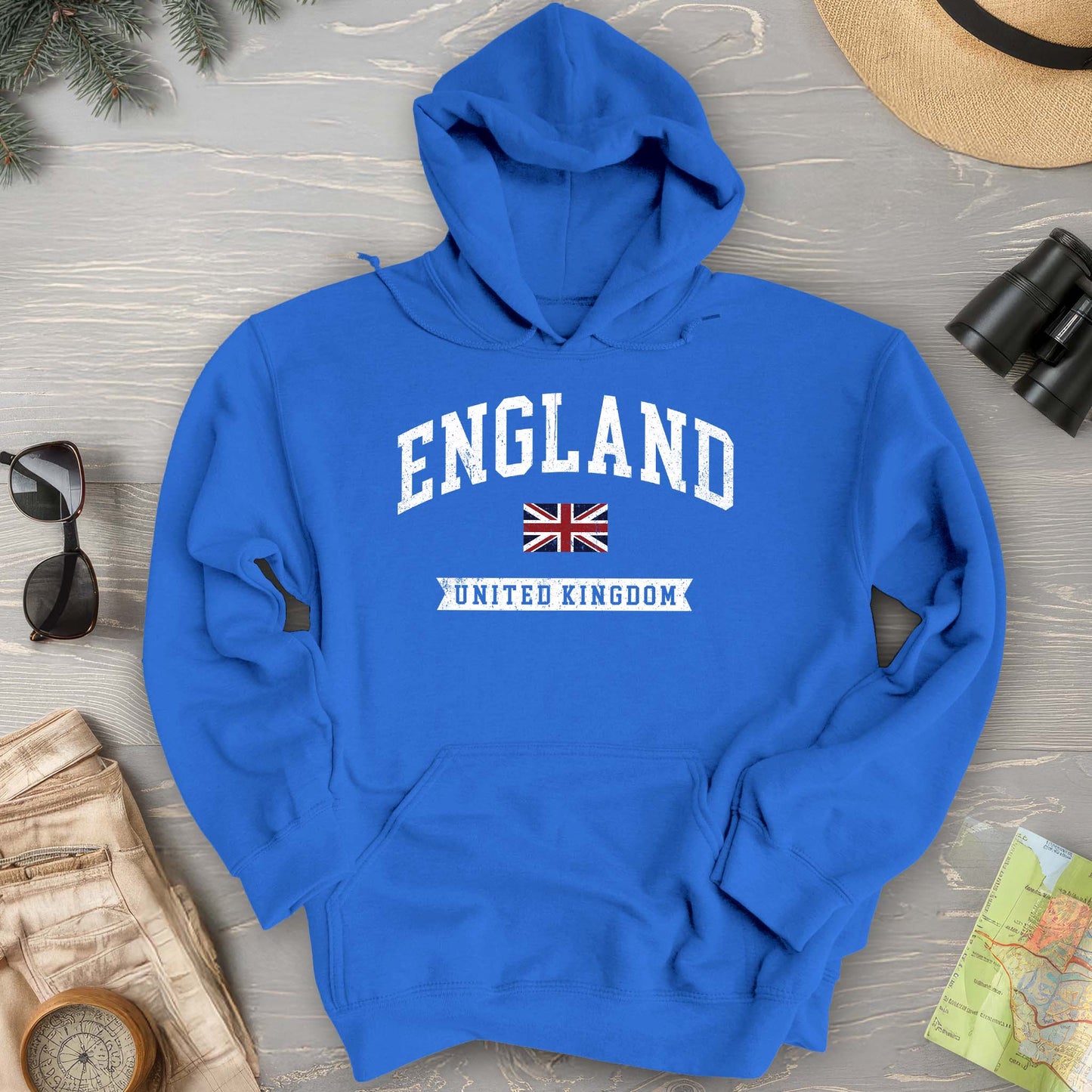 England Varsity Flag Hoodie