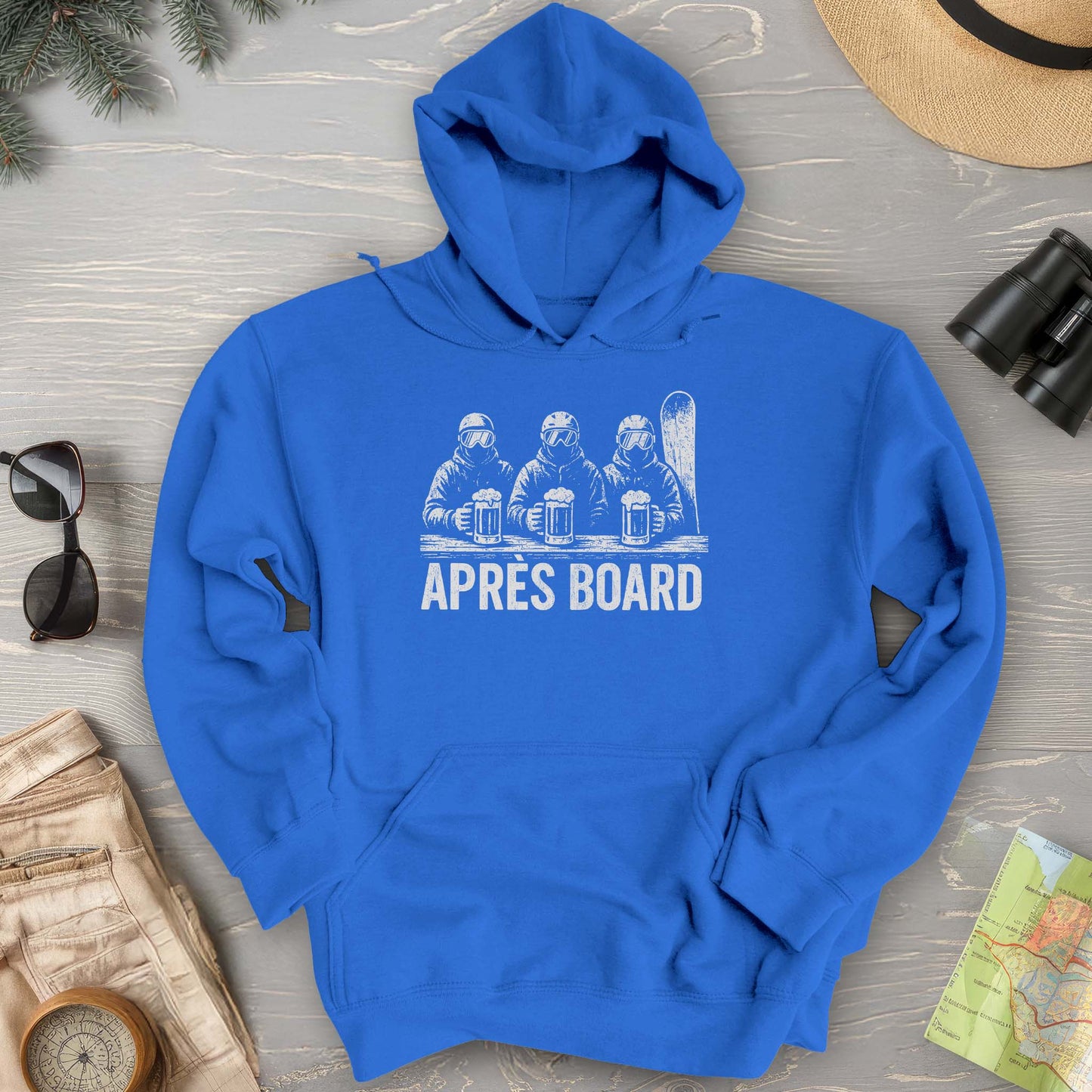 "Apres Board" Snowboard Hoodie