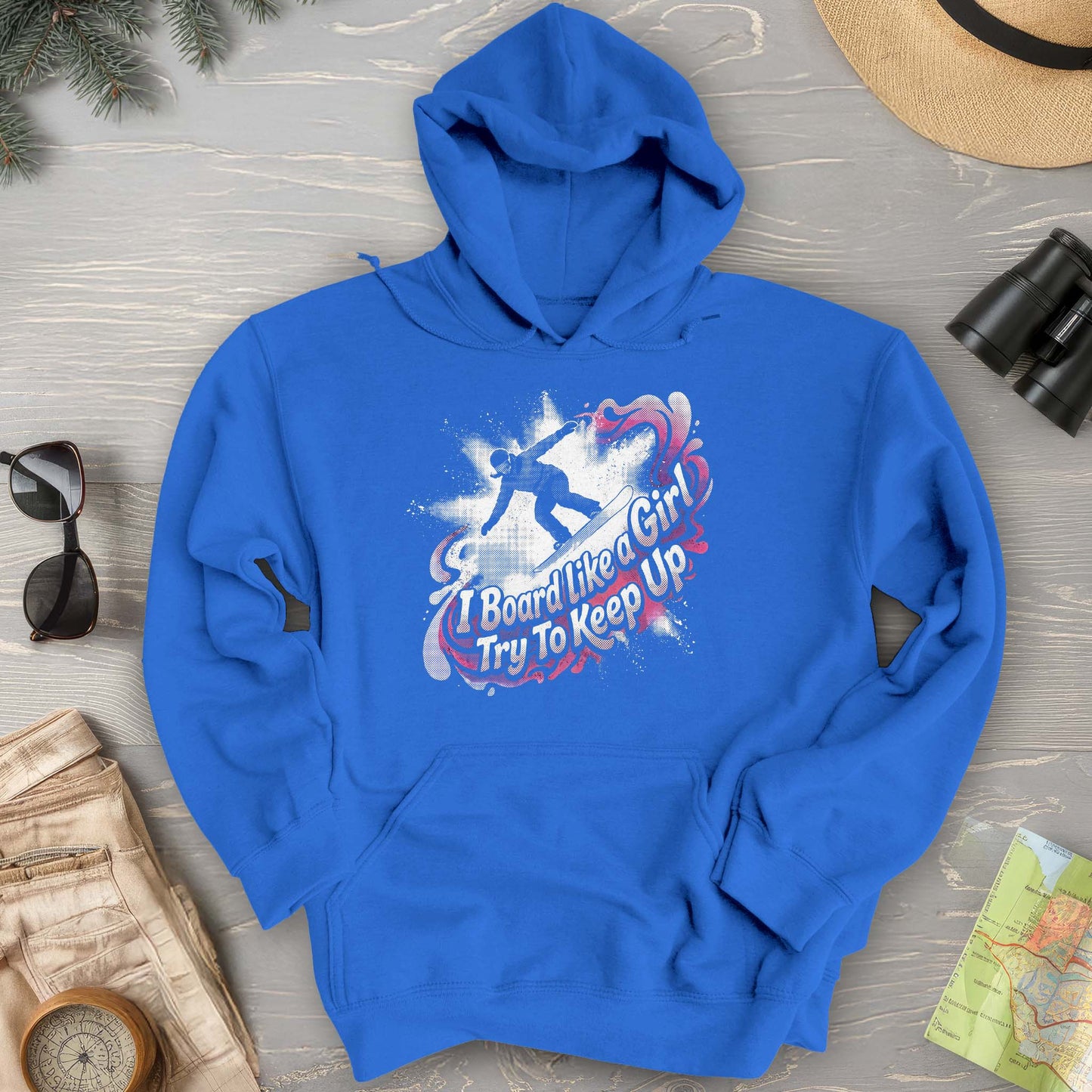 Board Like a Girl Hoodie