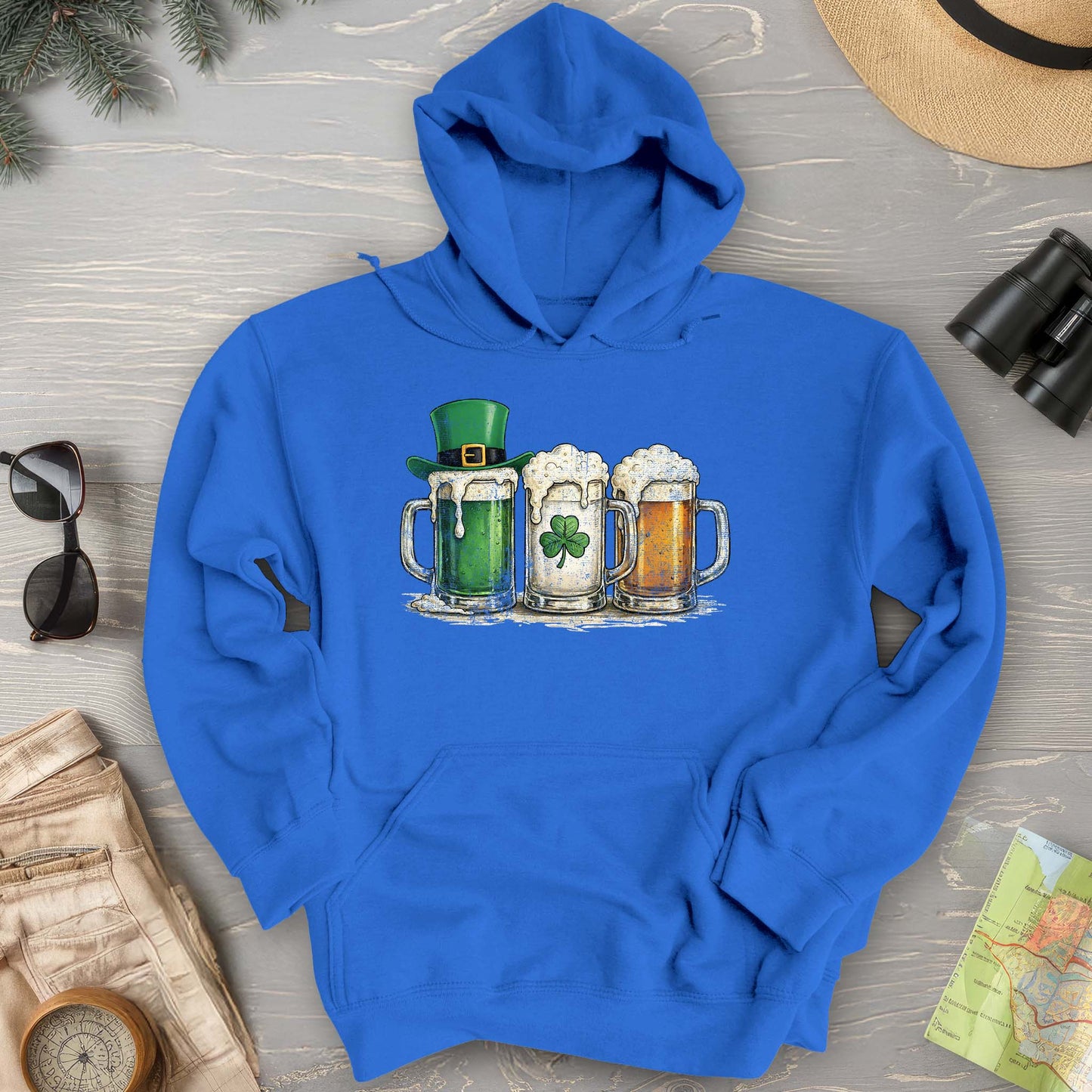 Irish Flag Mugs Hoodie