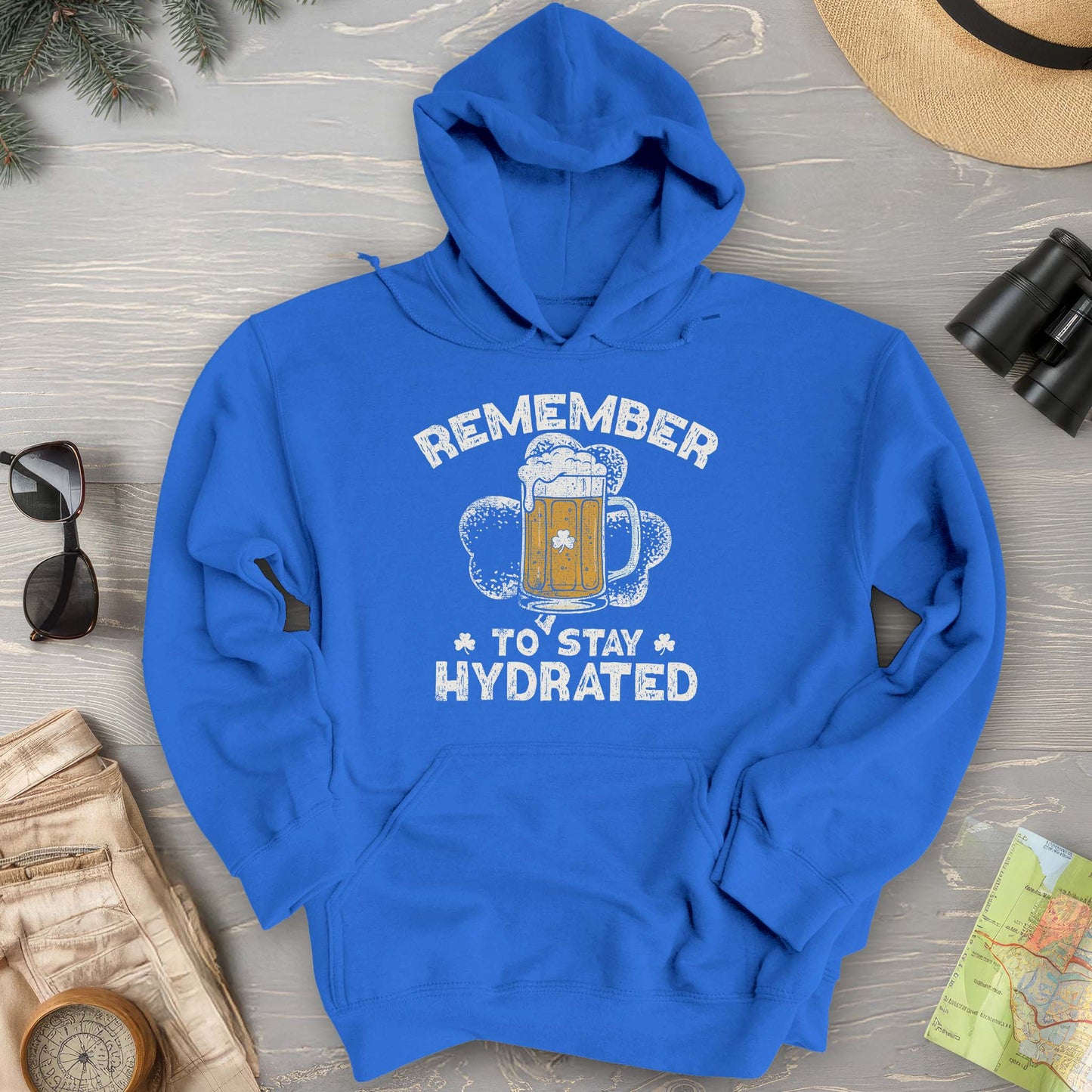 Stay Hydrated Irish Hoodie