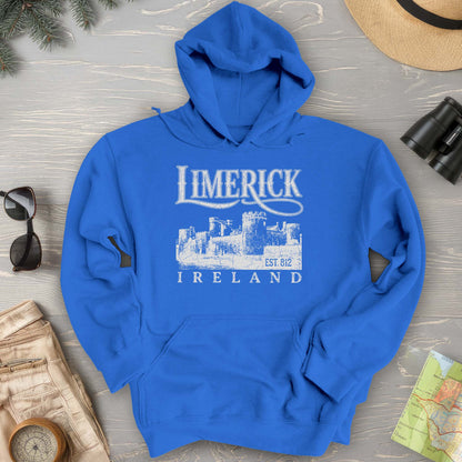 Limerick Ireland Vintage Print Hoodie