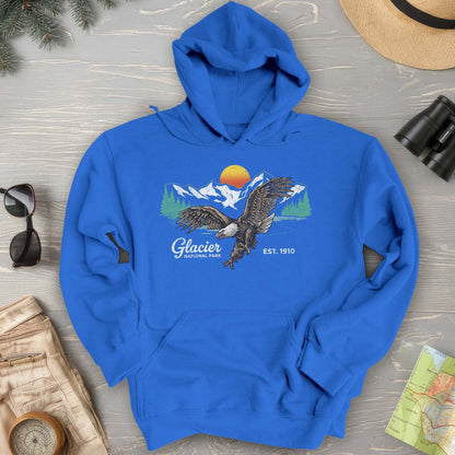 Glacier Bald Eagle Hoodie