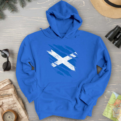 Scotland Weathered Flag Hoodie