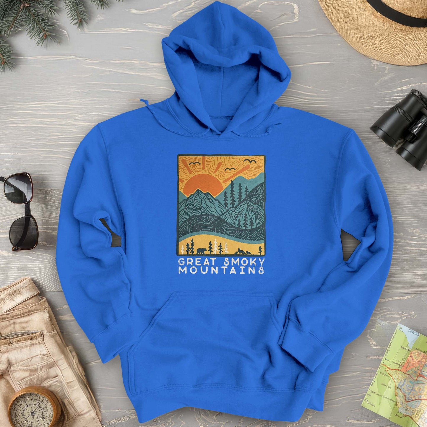 Smoky Mountains Scandi Hoodie
