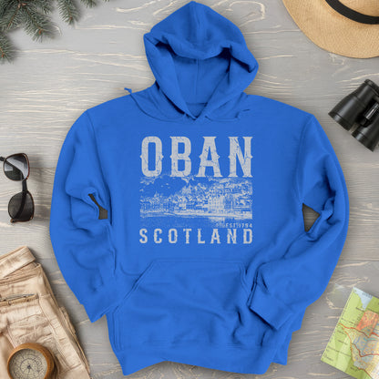 Oban Scotland Sketch Hoodie