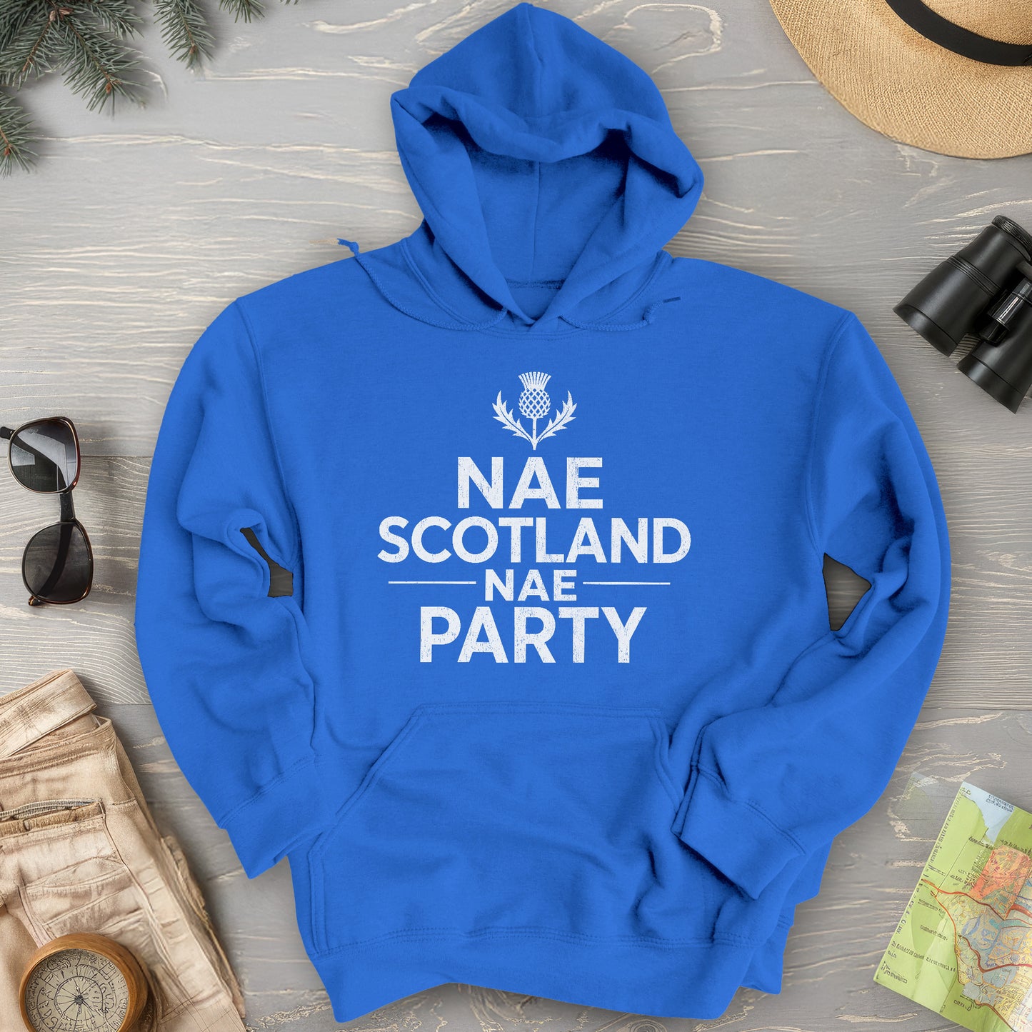 Nae Party Thistle Hoodie