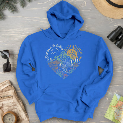 Scotland Is Calling Heart Hoodie