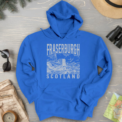Fraserburgh Scotland Sketch Hoodie