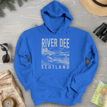 River Dee Scotland Sketch Hoodie