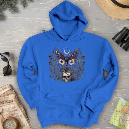 Gothic Thistle Moth Hoodie