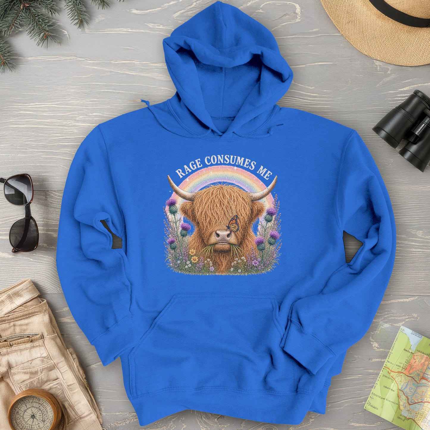 Raging Coo Rainbow Hoodie