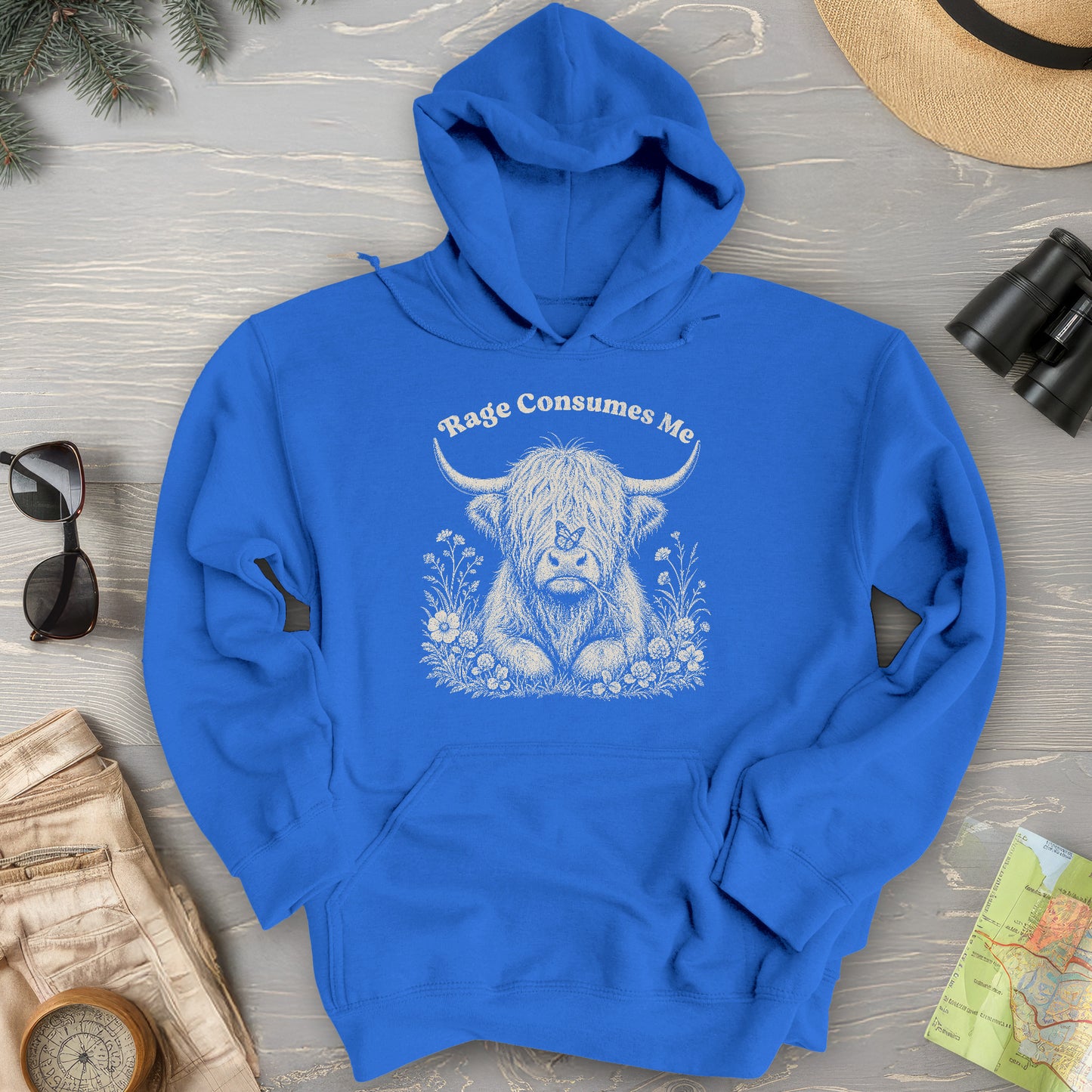 Raging Coo Monogram Hoodie