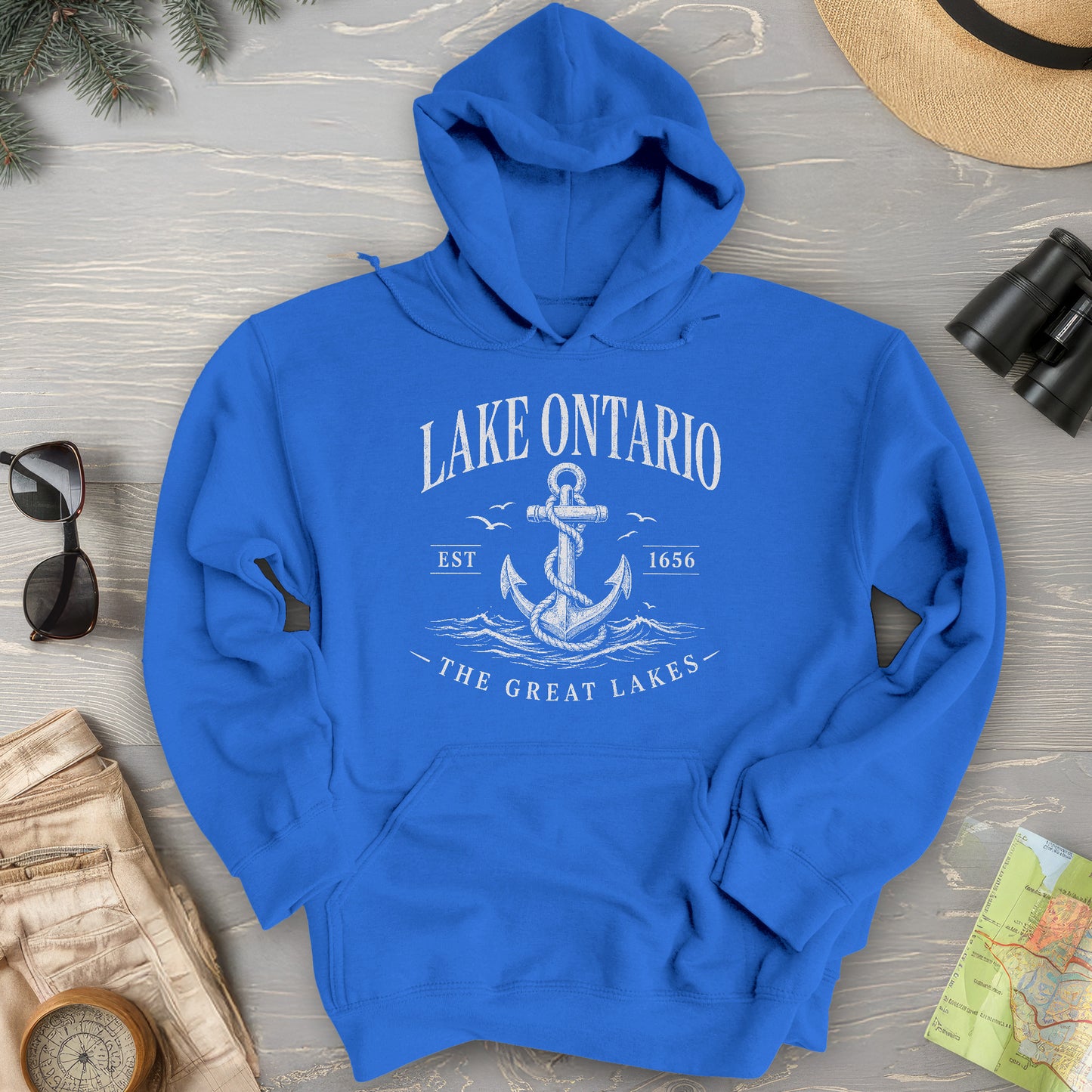 Lake Ontario Anchor Hoodie