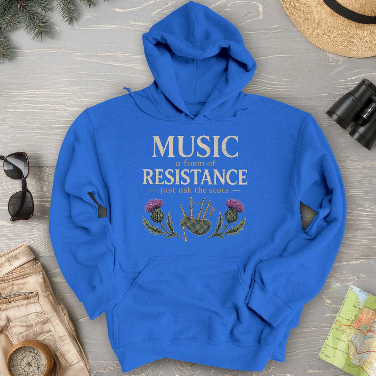 Music Resistance Scottish Hoodie