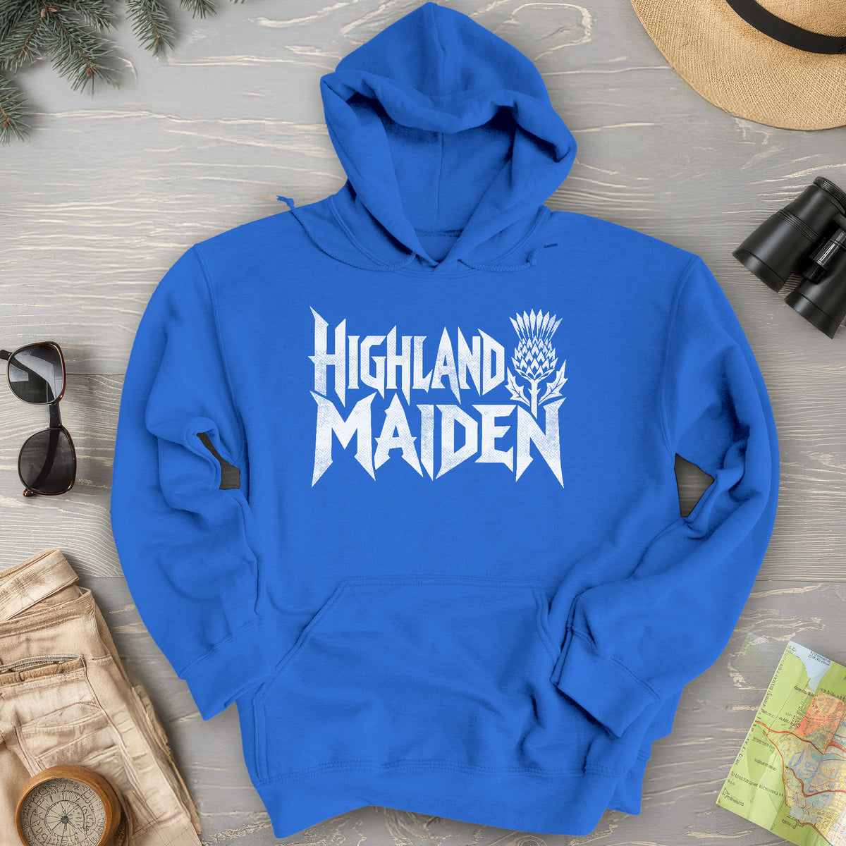 Highland Maiden Thistle Hoodie