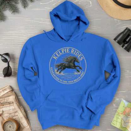 Kelpie Rides Badge Hoodie