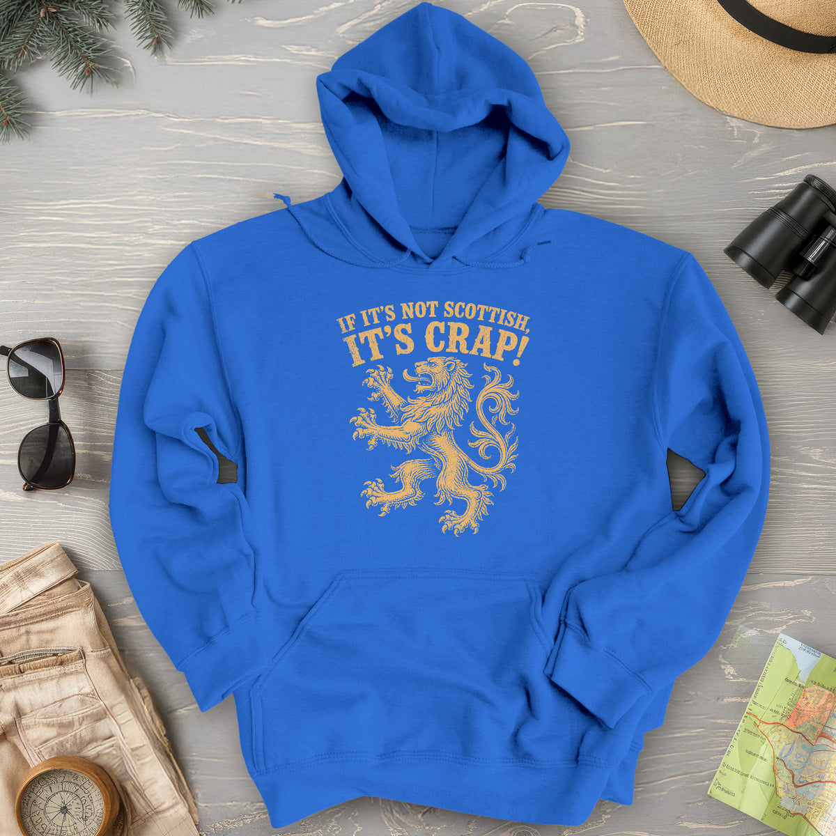 Not Scottish It's Crap Hoodie