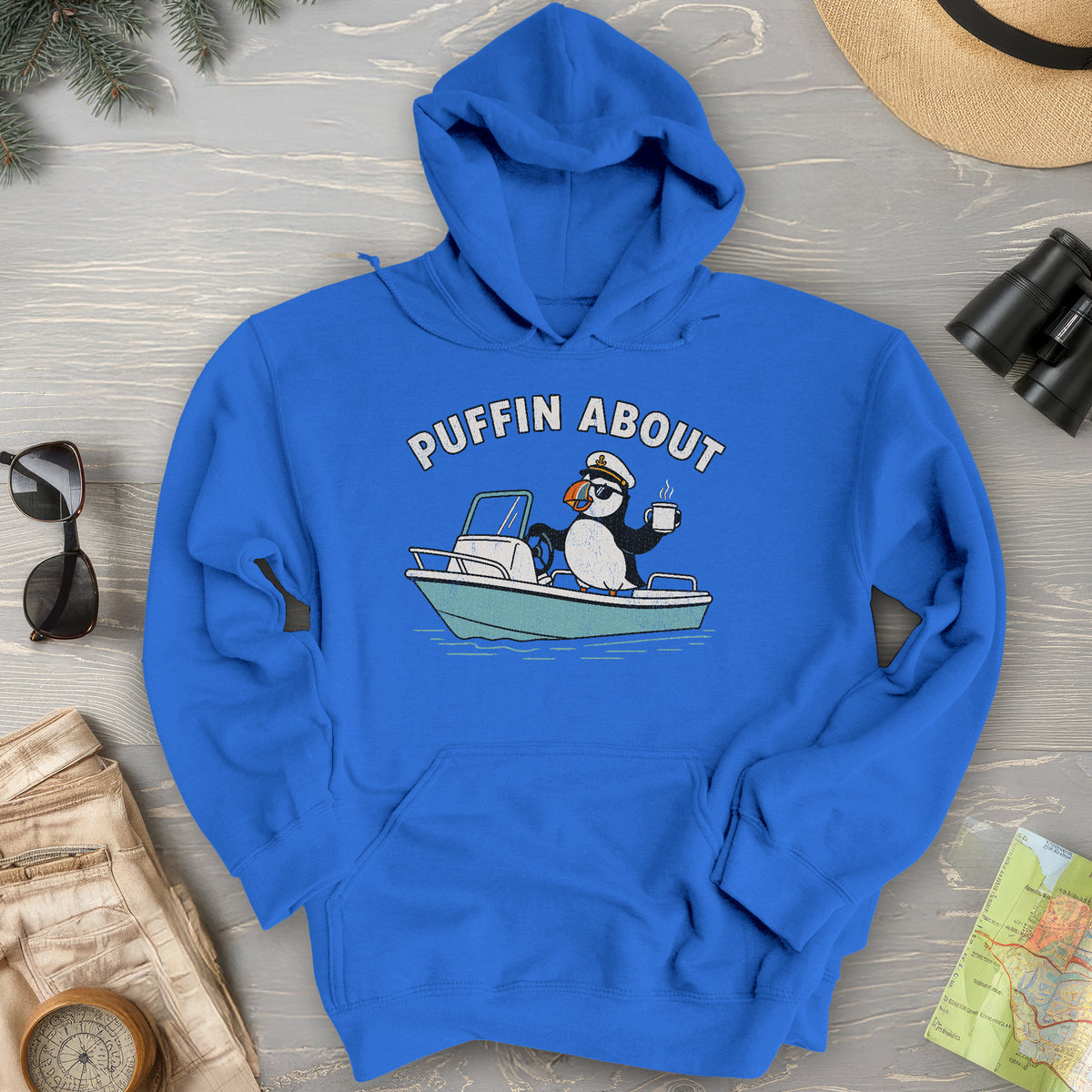 Puffin About Boat Hoodie