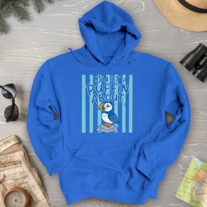 Just Puffin About Stripes Hoodie