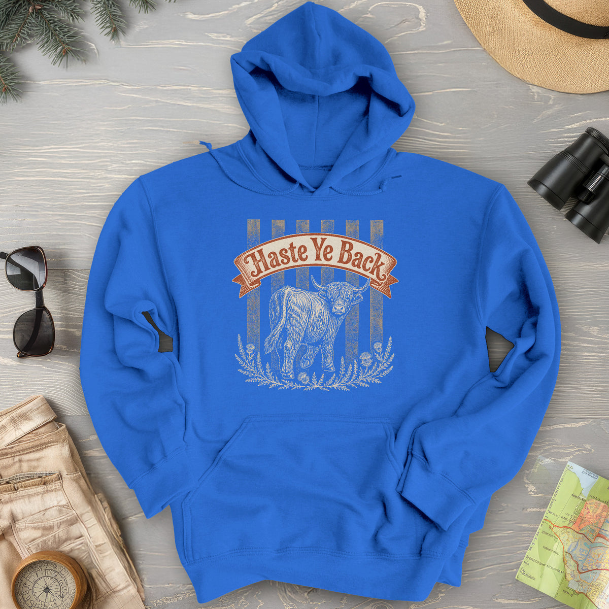 Haste Ye Back Coo Hoodie
