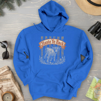 Haste Ye Back Coo Hoodie