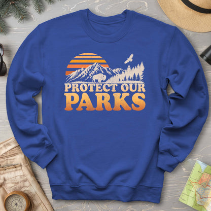 Protect Our Parks Vintage Sunset Sweatshirt