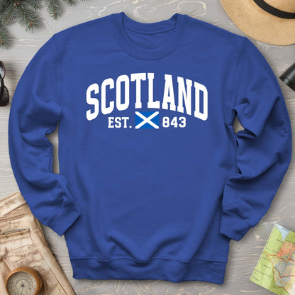 Scotland Varsity Flag Sweatshirt
