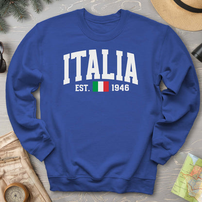 Italia Varsity Flag Sweatshirt
