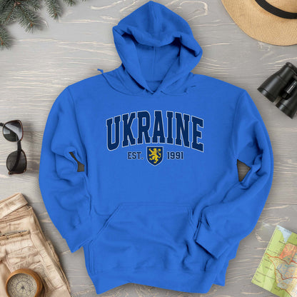 Ukraine Varsity Heraldry Hoodie