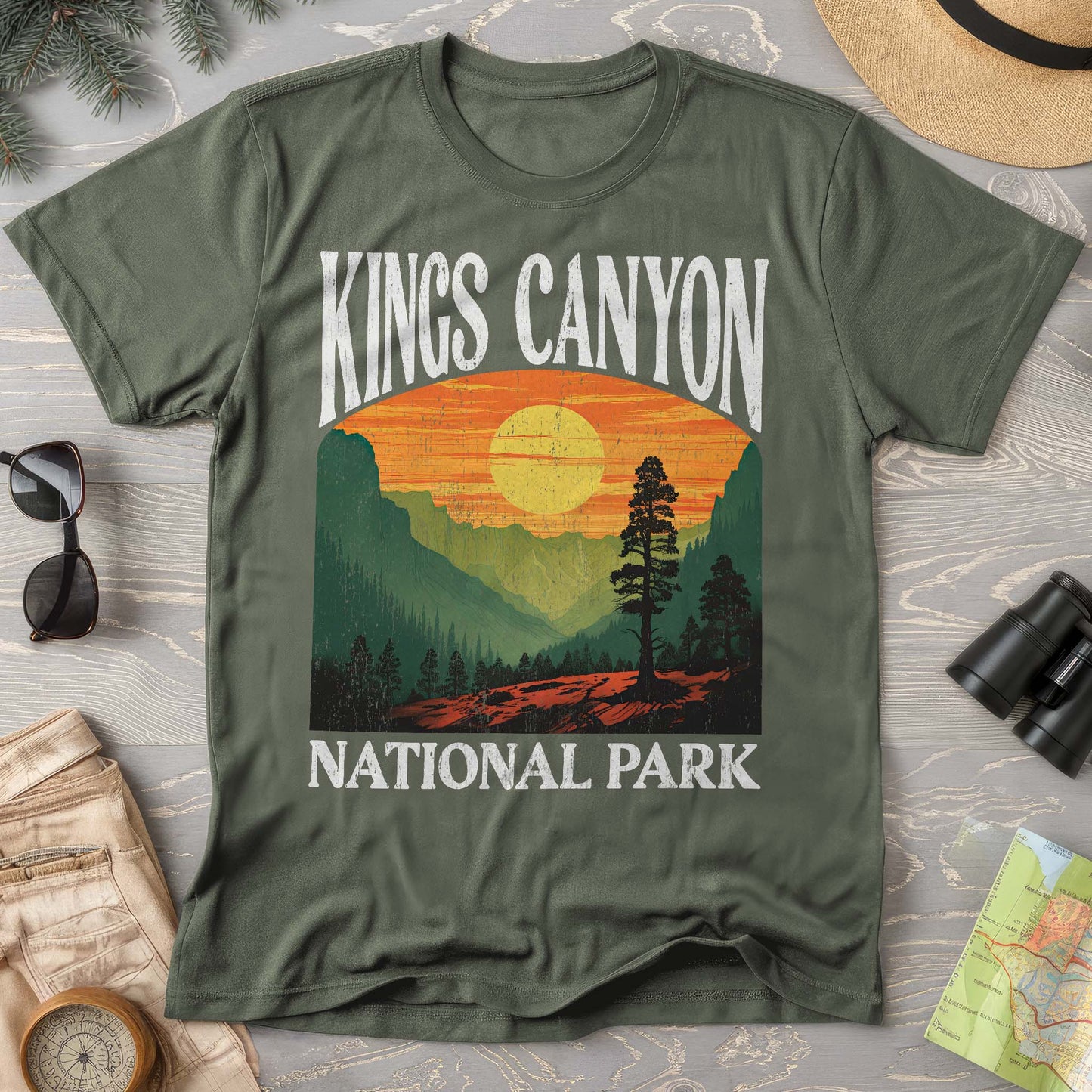 Kings Canyon National Park "Big and Bold" Comfort Colors T-Shirt