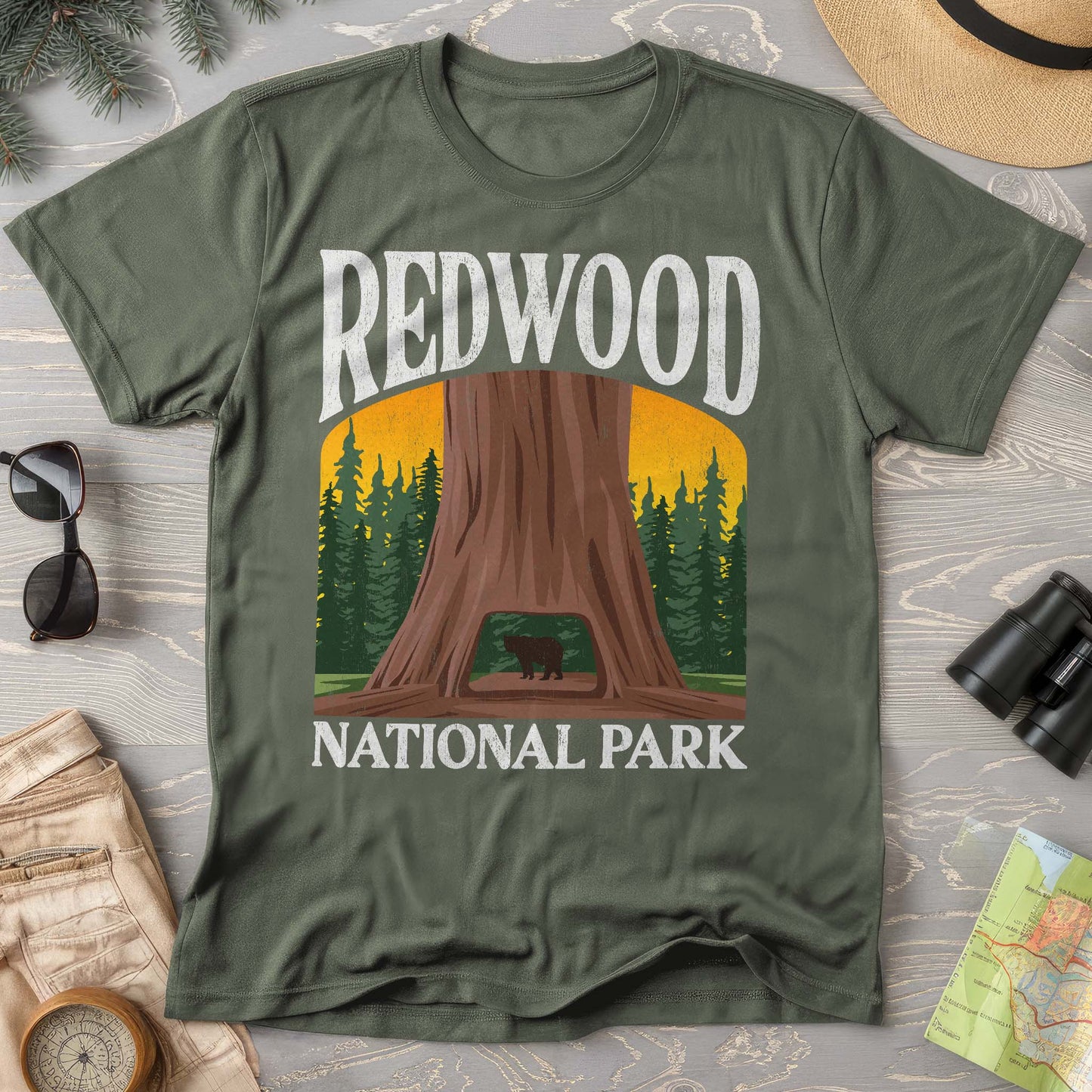Redwood National Park "Big and Bold" Comfort Colors T-Shirt