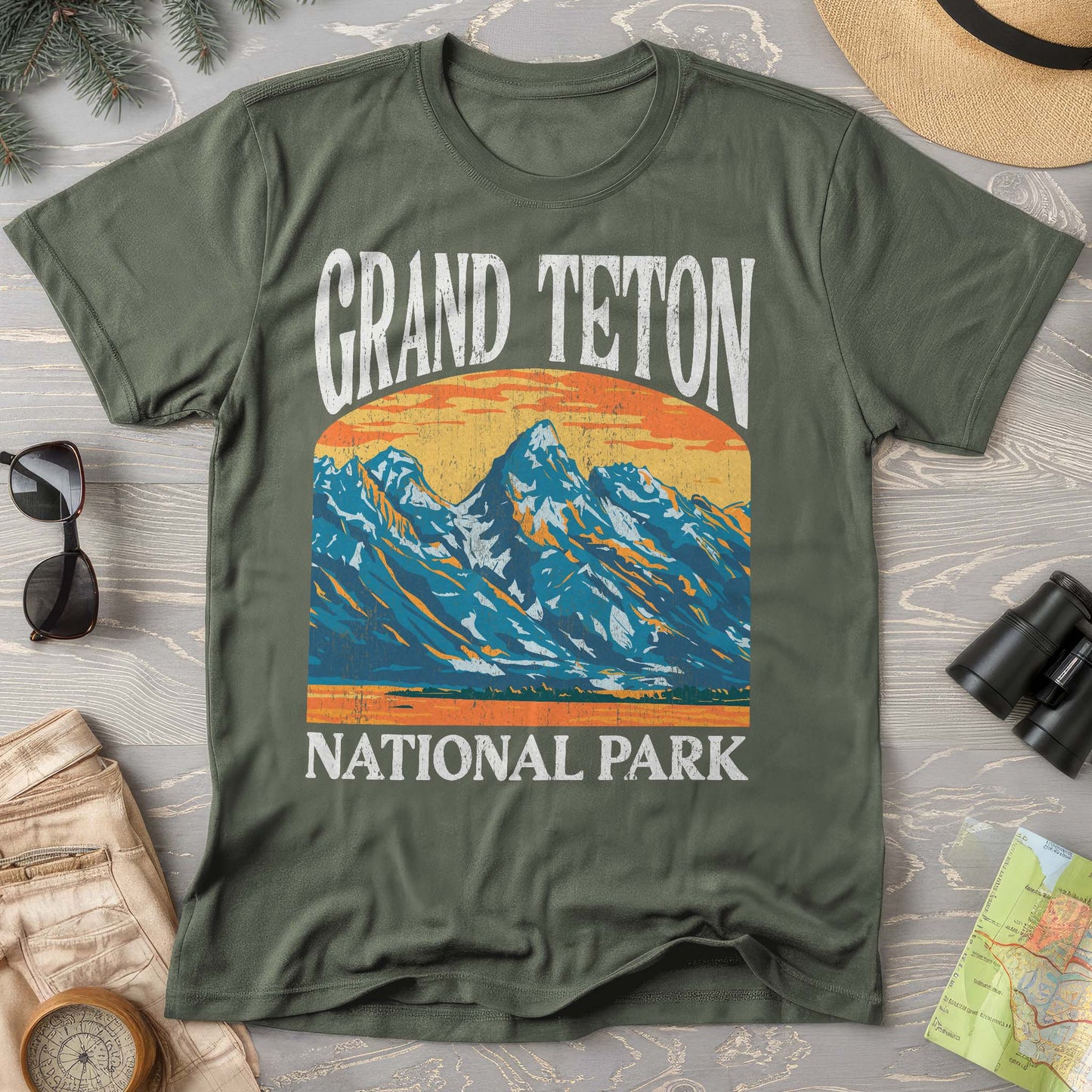 Grand Teton National Park "Big and Bold" Comfort Colors T-Shirt