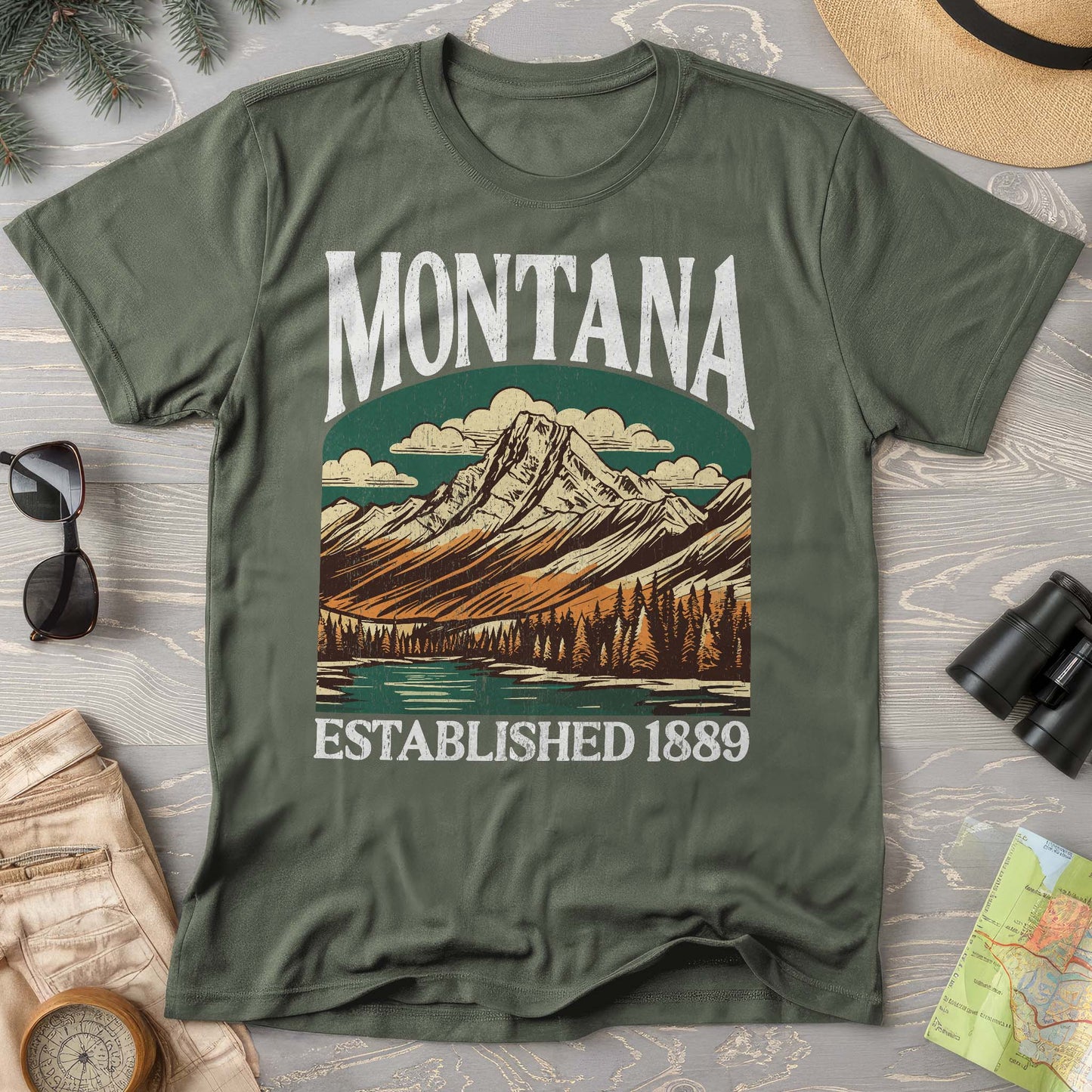 Montana "Big and Bold" Comfort Colors State T-Shirt