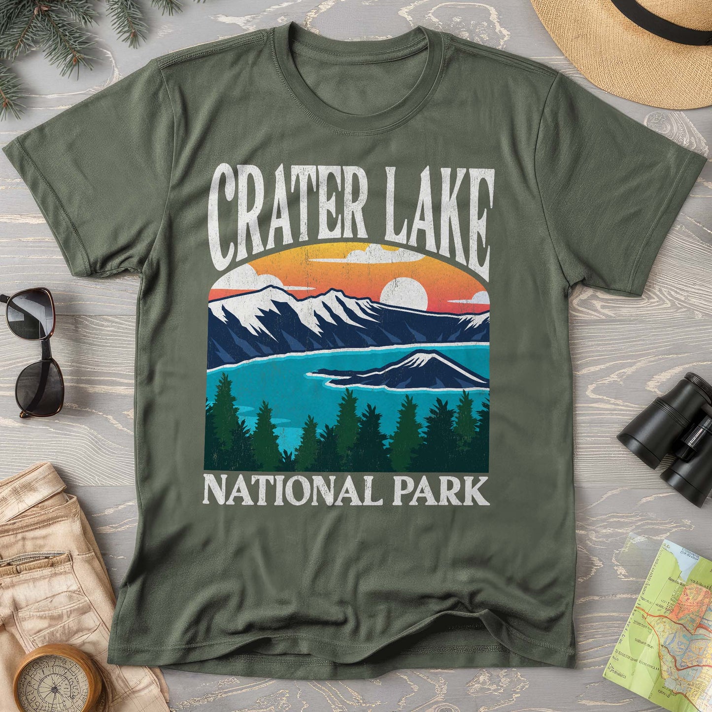Crater Lake National Park "Big and Bold" Comfort Colors T-Shirt
