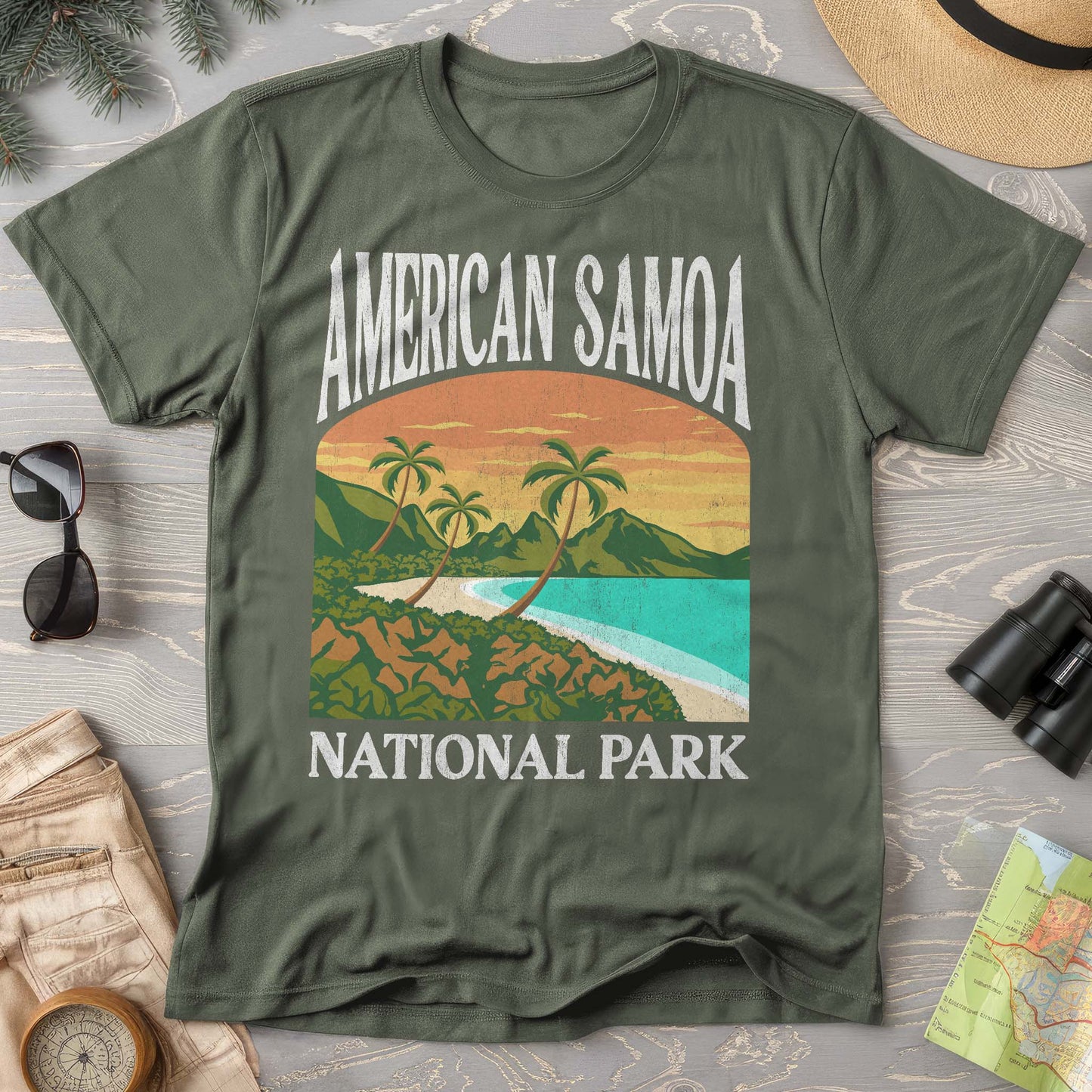 National Park of American Samoa "Big and Bold" Comfort Colors T-Shirt